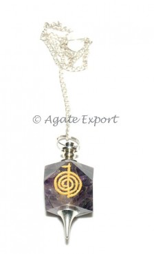 Ametyst Choko Reiki Pendulum
