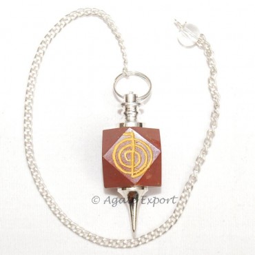 Red Jasper Choko Reiki Pendulum