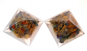 Orgone Pyramids With Usai Reiki Set