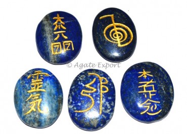 Lapis Lazuli 5 Symbols Reiki Sets