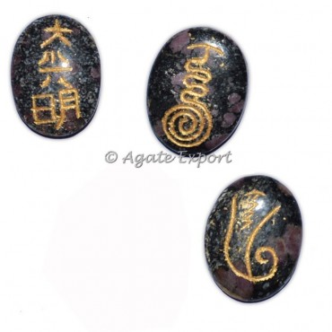 Black Spoted Reiki Master Set