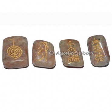 Sunstone Usui Reiki Tumbled Set
