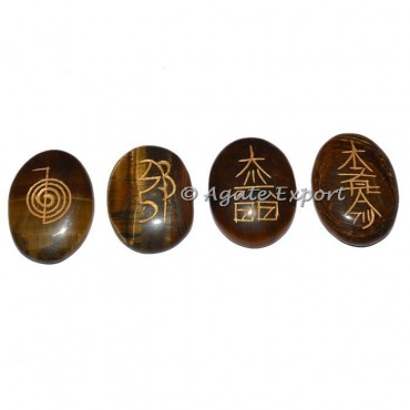 Tiger Eye Oval Usui ReikI Set