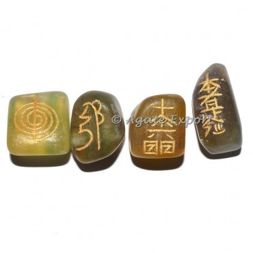 Flourite Usui ReikI Tumbled Set