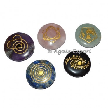 Galaxy Engraved Disc Reiki Set