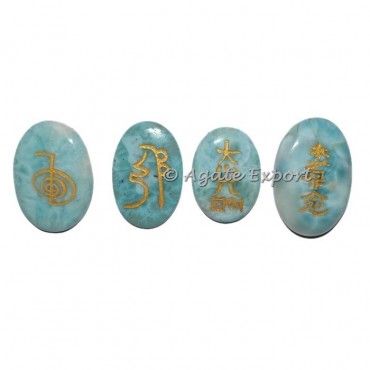 Larimar Usui Reiki Oval Set