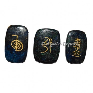 Chrysocolla Usui ReikI Oval Set