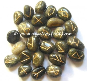 Gray Agate Rune Set.