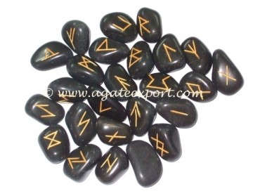 Black Agate Rune Sets.