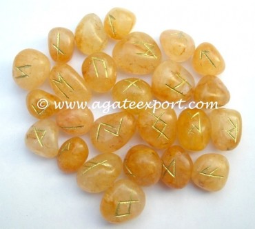 Golden Quartz Rune Set.
