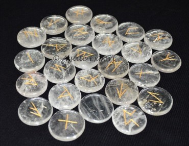 Crystal Quartz Disc Rune Sets
