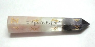 Rune Symbol on Bonded Quartz Obelisk