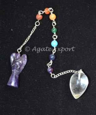 Amethyst Angel SunChacher Pendulums
