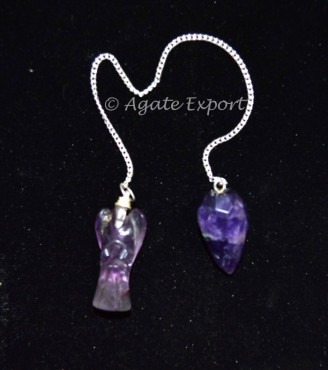 Amethyst Angel SunChacher Pendulum