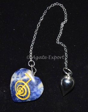 Lapis Lazuli With Choco Reiki Pendulums