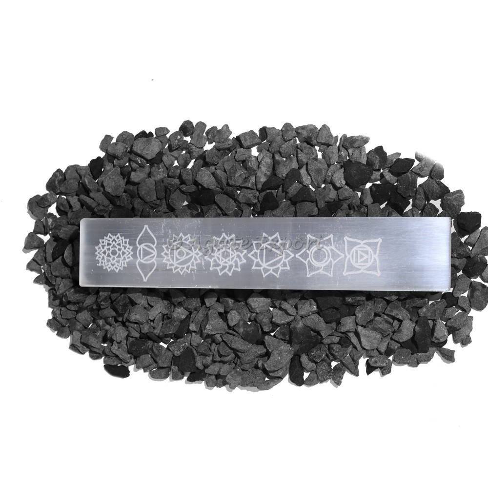 Flower of life Selenite Massage Wand