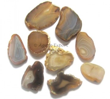 Polished Indian Agate Slices