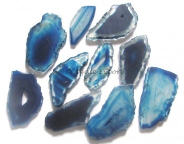 Blue Agate Slices