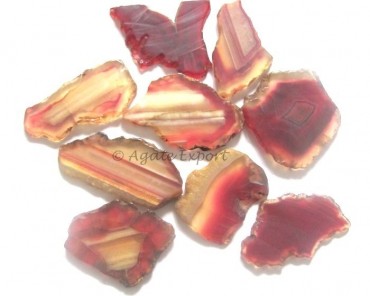 Ruby Agate Slices