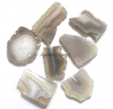 Grey Agate Slices
