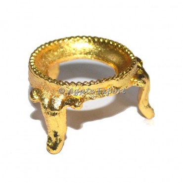 Sphere Stand Gold Plated Big Size