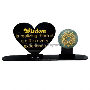 Wisdom Acrylic With Stone Stand