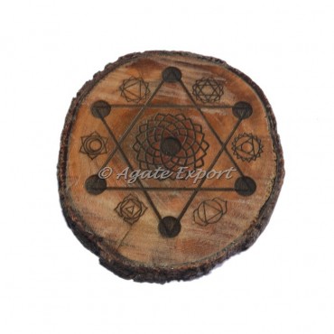 7 Chakra Wooden Stand