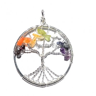 Chakra Tree Of Life Pendant