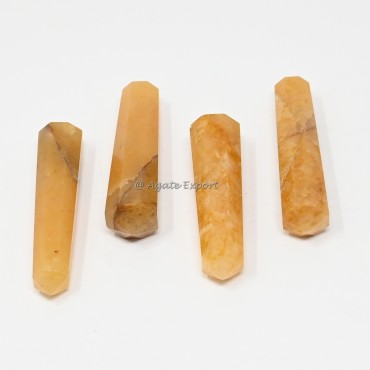 Golden Quartz Double Terminated Point