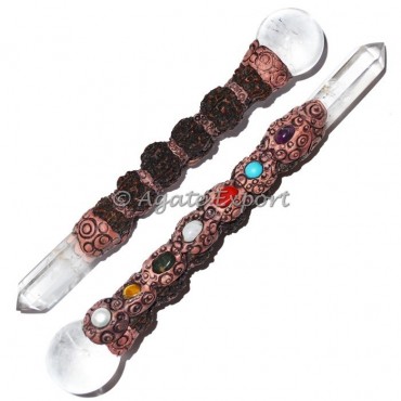 Tibetan Rudraksha Wands