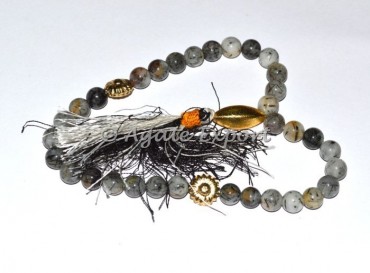 Rutile Quartz 33 Beads Rosary