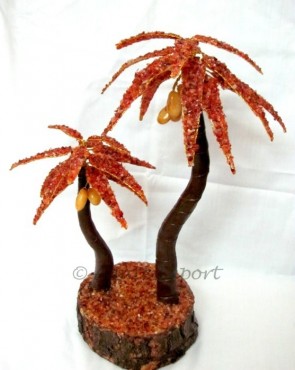 Carnelian Stone Palm Tree