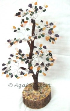Amethyst, Crystal, Green, Yellow, Rose Tree