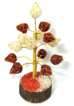 Tumbled tree Red and Crystal