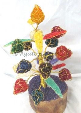 Mix Stones Gemstone Tree