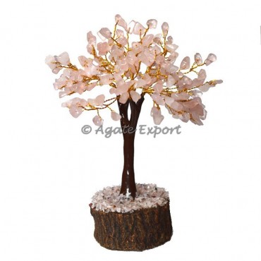 Rose Quartz Trunk 300Chips Tree