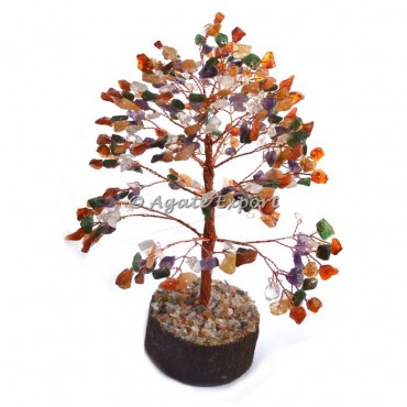 Seven Chakra Chips Stones Tree
