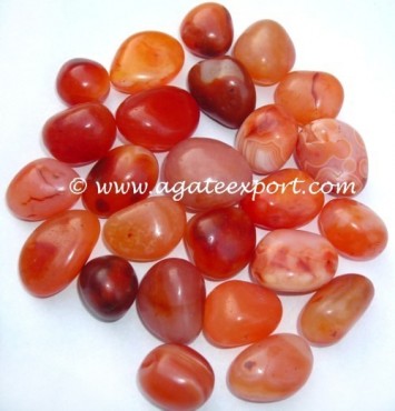 Carnelian Tumbled Stones.