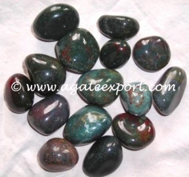 Bloodstone (Heliotropes) Tumbled.