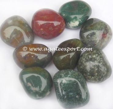 Indian Fancy Agate Tumbled Stones.