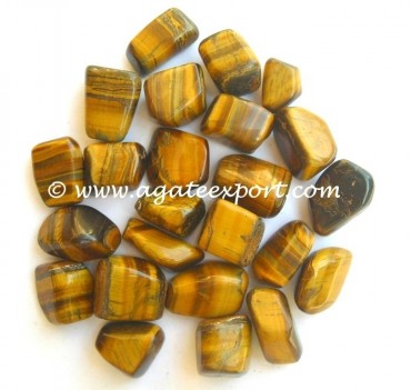 Tiger Eye Tumbled Stones.