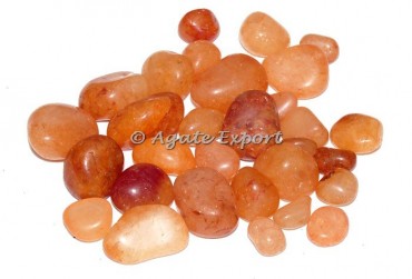 Dark Golden Quartz Tumbled Stones