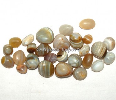 Banded Agate Stone Tumbled