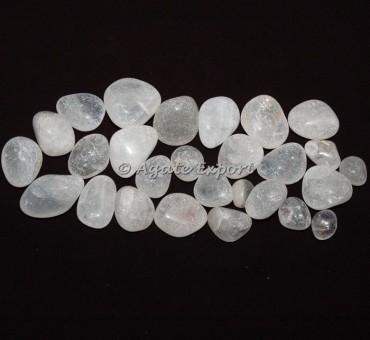 Indian Crystal Quartz Tumbled Stones