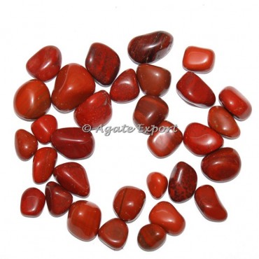 Red Jasper River Tumbled Stones