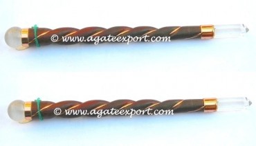 Rosewood With Copper Wire Wand.