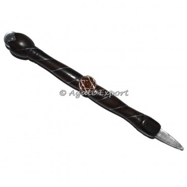 Pentagram Wooden Wand Stick