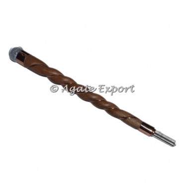 Sevan Wood Helaing Crystals Wooden Wand