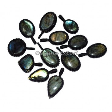 Labrodrite Wrap Pendants