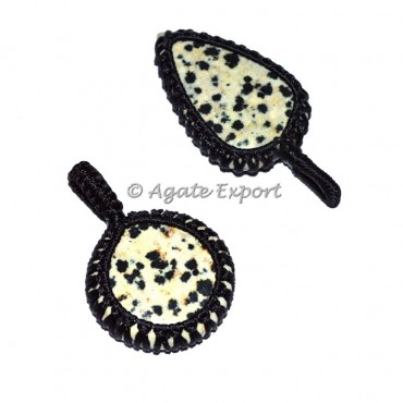 Dalmatian Wrap Pendants